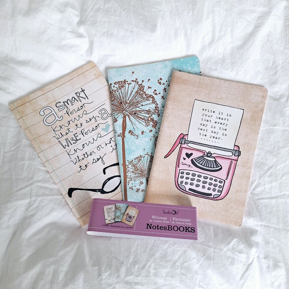 Studio Oh! "Whimsy by Jessica Rose" Notebooks (3-Pack)